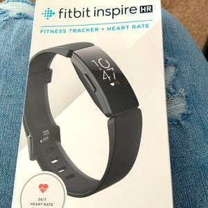 Fitbit Fitness tracker & heart rate.
